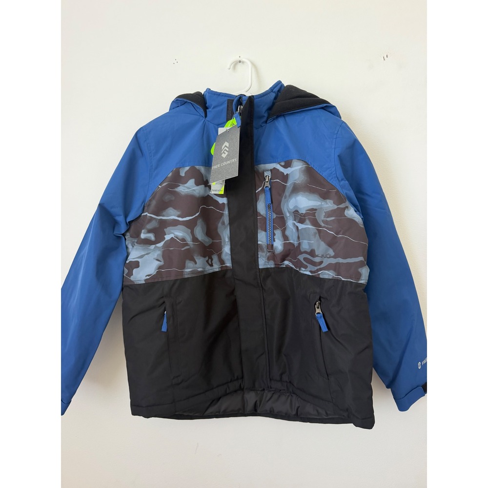 Free Country‎ Boys' Summit Snowboard Jacket – Blue – XL (14/16) – NWT
